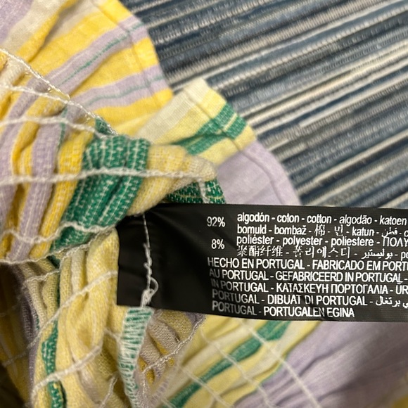 🆕Zara Women's The Valery Dress Pastel Striped Smocked Mini Size XS & XL - Picture 8 of 9